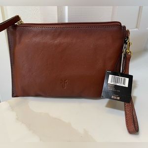 Frye wrist bag / leather